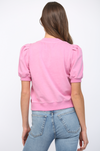 Bubble Sleeve Crew Top