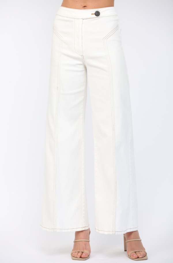 Contrast Stitch Jeans