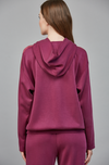 Satin Trim Hoodie