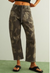 Grommet Belt Camo Pants