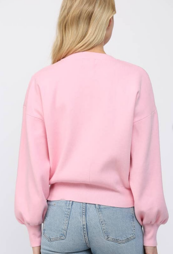 Heart Button Cardigan