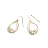 Stone Teardrop Earrings