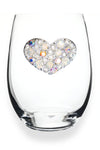 Stone Heart Wine Glass