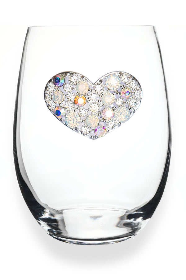 Stone Heart Wine Glass
