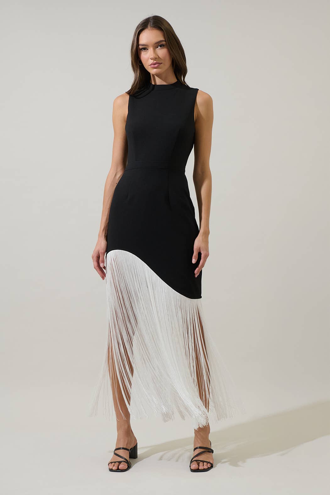 Fringe Maxi Dress – Trendy