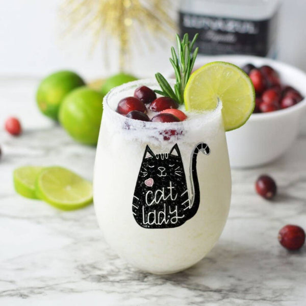 Cat Lady Glass