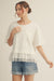 Mesh Ruffle Top