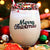 Merry Christmas Wine Glass