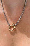 Carabiner Horse Bit Necklace