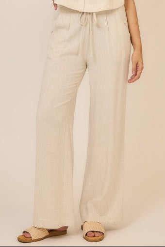 Drawstring Linen Pants