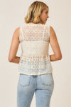 V Neck Lace Top