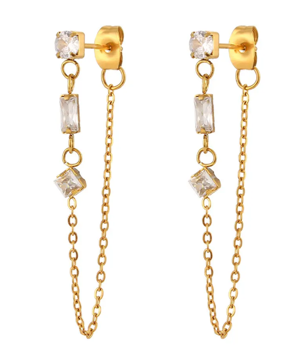 Unchained Drop Earring