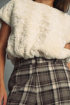Faux Fur Pullover