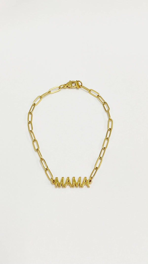 Mama Paperclip Bracelet