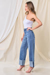 Cuffed Boyfriend Jeans