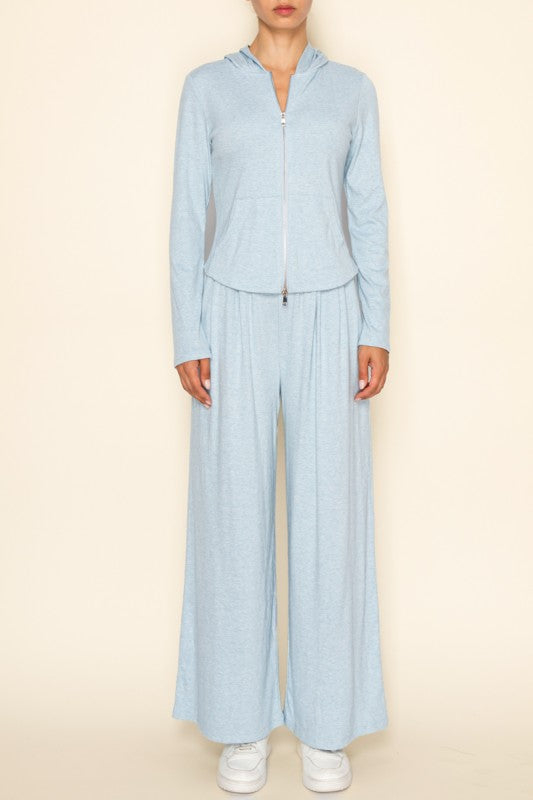 Zip Hoodie Lounge Set
