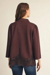 Lace Trim Blouse