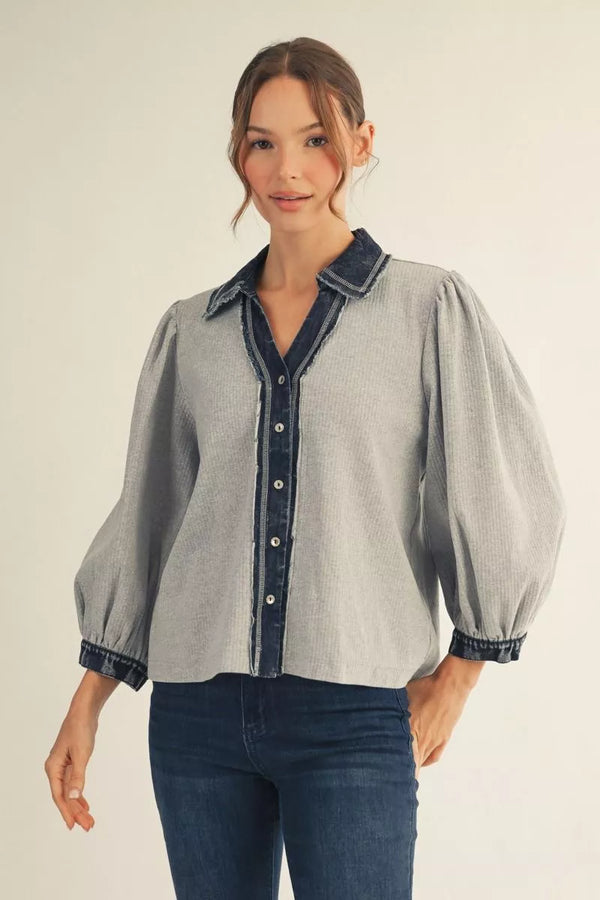 Denim Dream Top