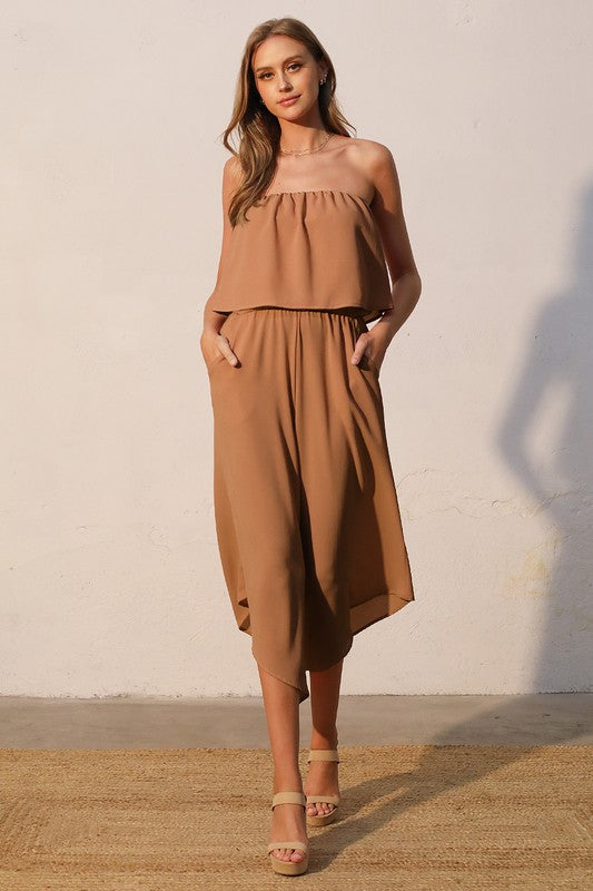 Strapless Jumpsuit