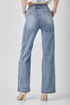 Risen Button Fly Flare Jeans