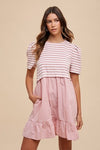 Striped Babydoll Dress