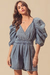 Denim Romper