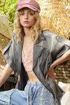 Asymmetric Denim Jacket