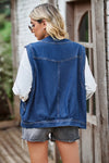 Loose Fit Denim Vest