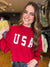 USA Crop Sweater
