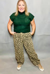 Leopard Parachute Pants