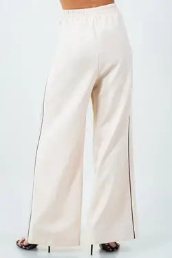 Contrast Piping Trouser