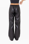 Mono B Vegan Leather Wide Pants