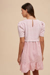 Striped Babydoll Dress