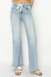 Draw String Wide Jeans