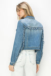 Risen Ruffle Denim Jacket