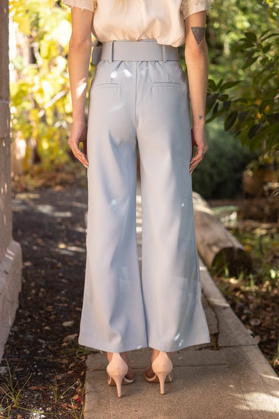 Belted Pleated Pants