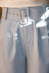 Belted Pleated Pants