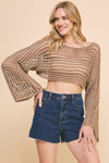 Open Knit Crop