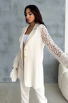 Linen and Lace Blazer