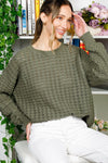 Crochet Knit Sweater