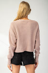 Satin Pocket Sweater