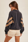 Corduroy Half Zip Top