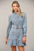 Belted Denim Dress