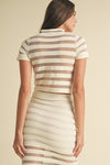 Mesh Stripe Top