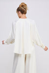 Satin Crinkle Blouse