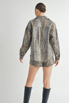 Leopard Sequin Jacket