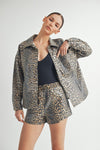 Leopard Sequin Jacket