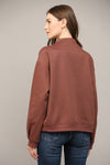 Zip Trim Sweatshirt