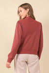 Funnel Neck Sweatshirt