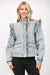 Ruffle Jean Jacket